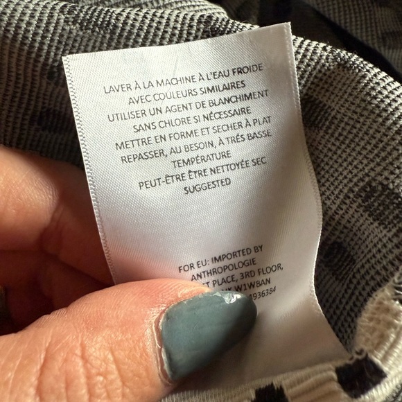 Anthropologie Postmark Jemma Strappy Polka Dot Tank Crop Top XS - Picture 10 of 10